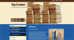 Desktop Screenshot of bigzlumber.com