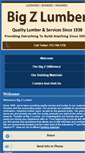 Mobile Screenshot of bigzlumber.com